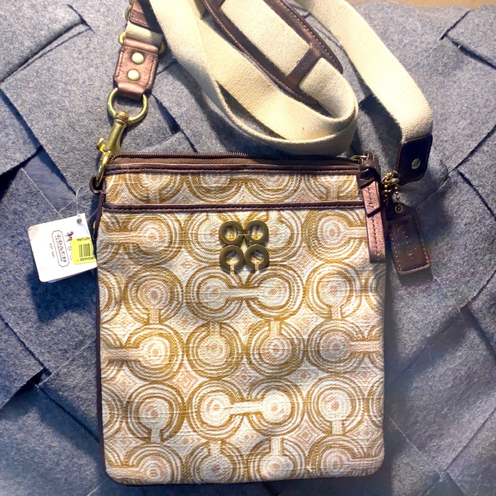 NOT FOR SALE COACH fabric crossbody, New with tags